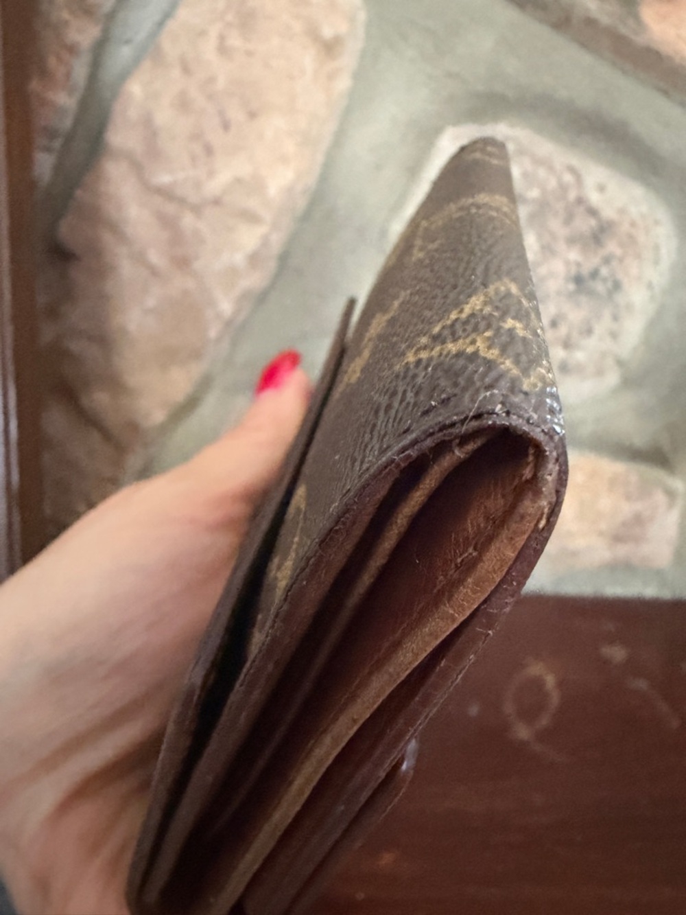 Louis Vuitton Monogram Trifold Elise Wallet Vintage LV Double Snap Compact Purse - Picture 9 of 13